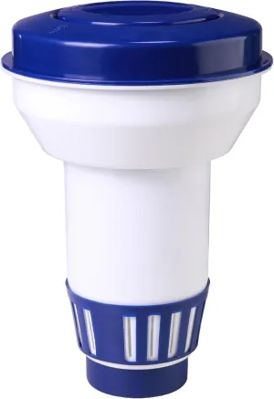 Extra Large Capacity Pool Chemical Dispenser, Adjustable Large Floating Chlorine Dispenser for Pools & Spas, Fits 3’’ Tablets