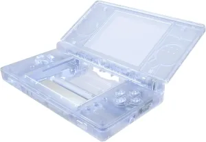 eXtremeRate Glacier Blue Replacement Full Housing Shell for Nintendo DS Lite, Custom Handheld Console Case Cover with Buttons, Screen Lens for Nintendo DS Lite NDSL - Console NOT Included