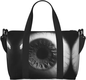 Eye Balls print Crossbody Shoulder Bag Large Weekender Overnight Hand Bag Shopping Work Handbag