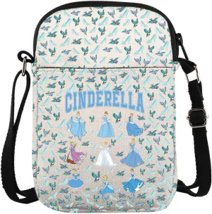 Fairy Tale Princess Gift Princess Cinderella Crossbody Bag For Friend Sister Glass Slipper Gift