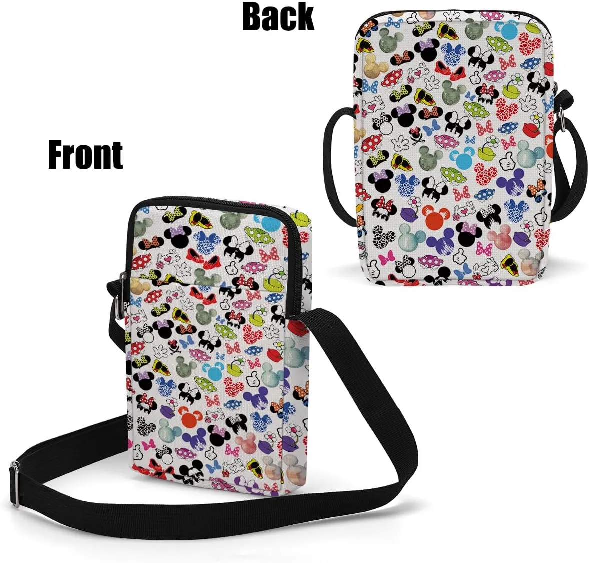 Fantasy Novel Cross Body Bag Magic Mouse Wizard Stuff Phone Bag Book Lovers Gifts Preppy Anime Shoulder Bag
