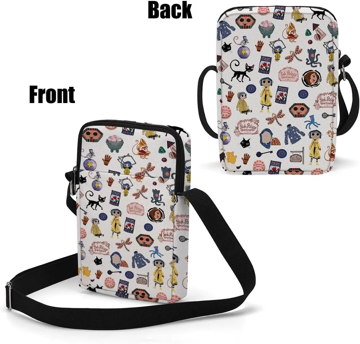 Fantasy Novel Cross Body Bag Magic Mouse Wizard Stuff Phone Bag Book Lovers Gifts Preppy Anime Shoulder Bag