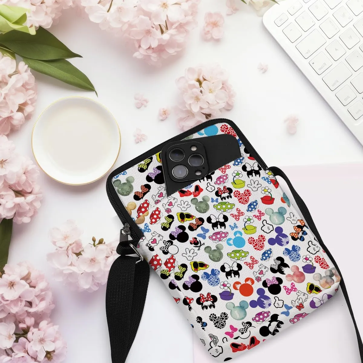 Fantasy Novel Cross Body Bag Magic Mouse Wizard Stuff Phone Bag Book Lovers Gifts Preppy Anime Shoulder Bag