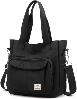 Fashion Women's Canvas Bag Mommy Large Capacity Crossbody Bag Nylon Casual Women's Shoulder Bag