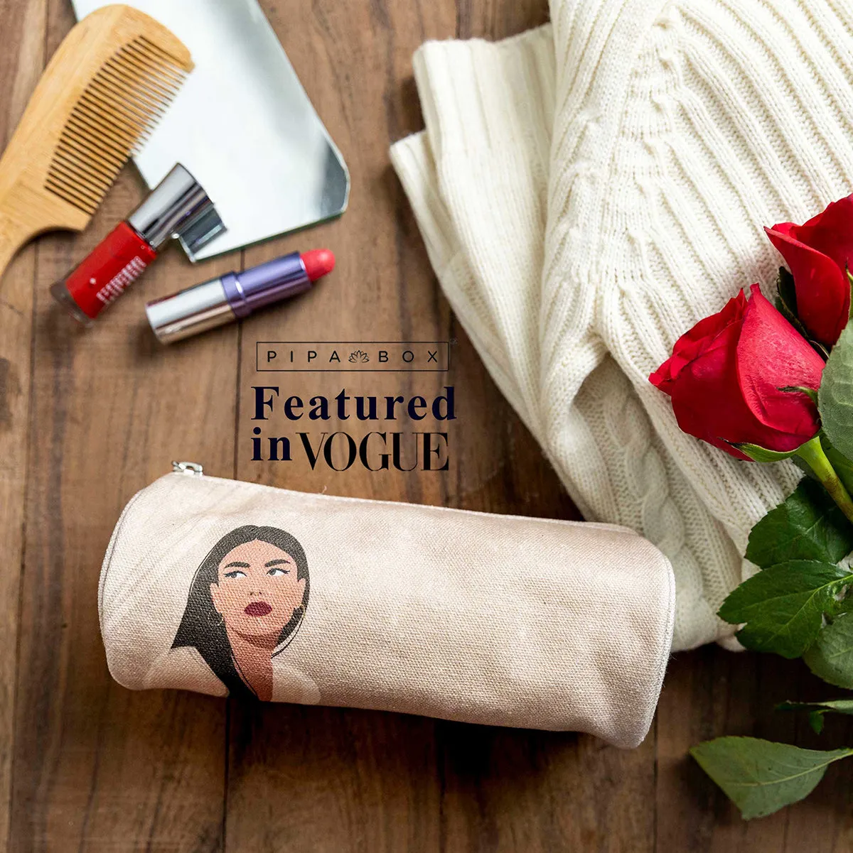 Fashionista-Canvas Pencil Case