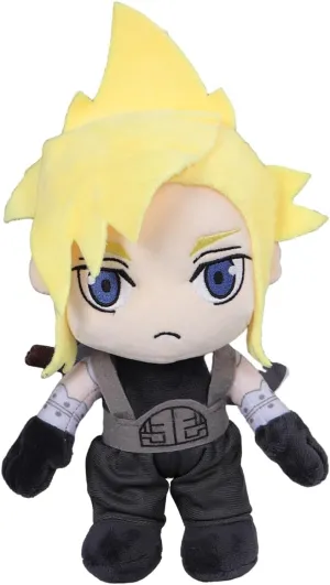 FF7 Cloud Strife Plush Plushie Doll Halloween Christmas Carnival Stuffed Toy Plushy Props for Game Fans
