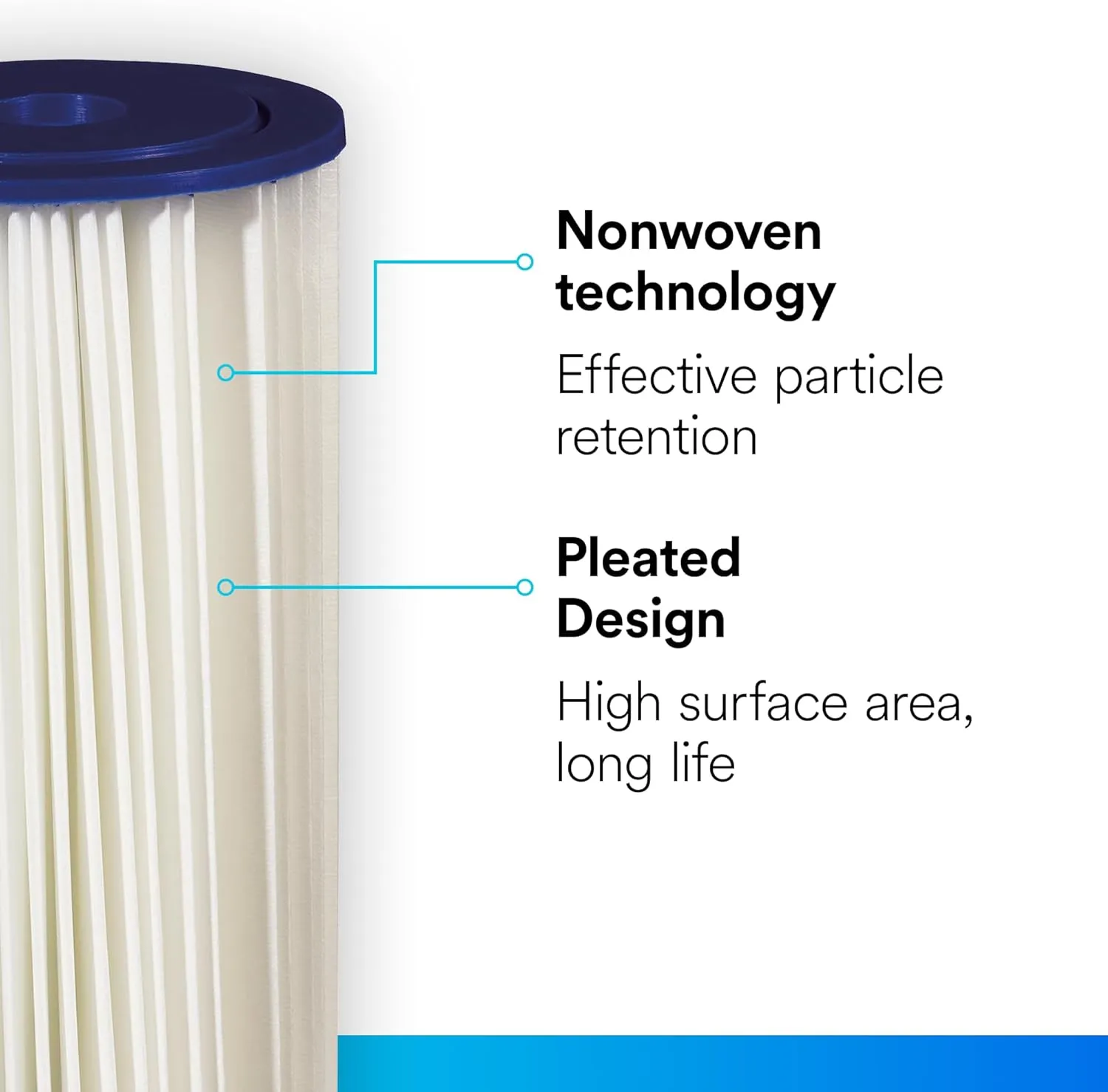 Filtrete Large Capacity Pleated Whole House Water Filter System 3WH-HDPL-F01