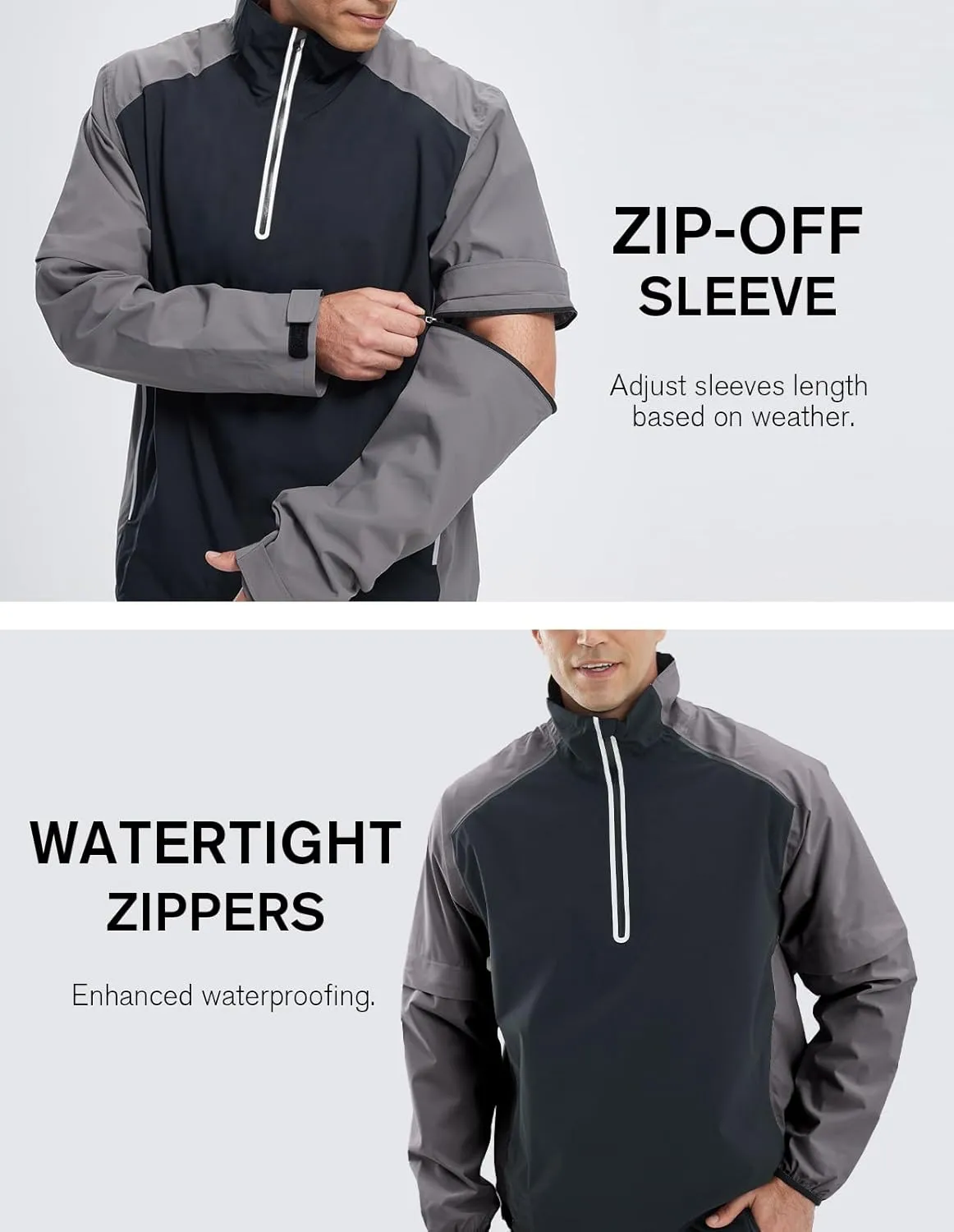fit space Waterproof Golf Rain Jacket for Men 20K Performance Lightweight Rain Jackets for All Sports