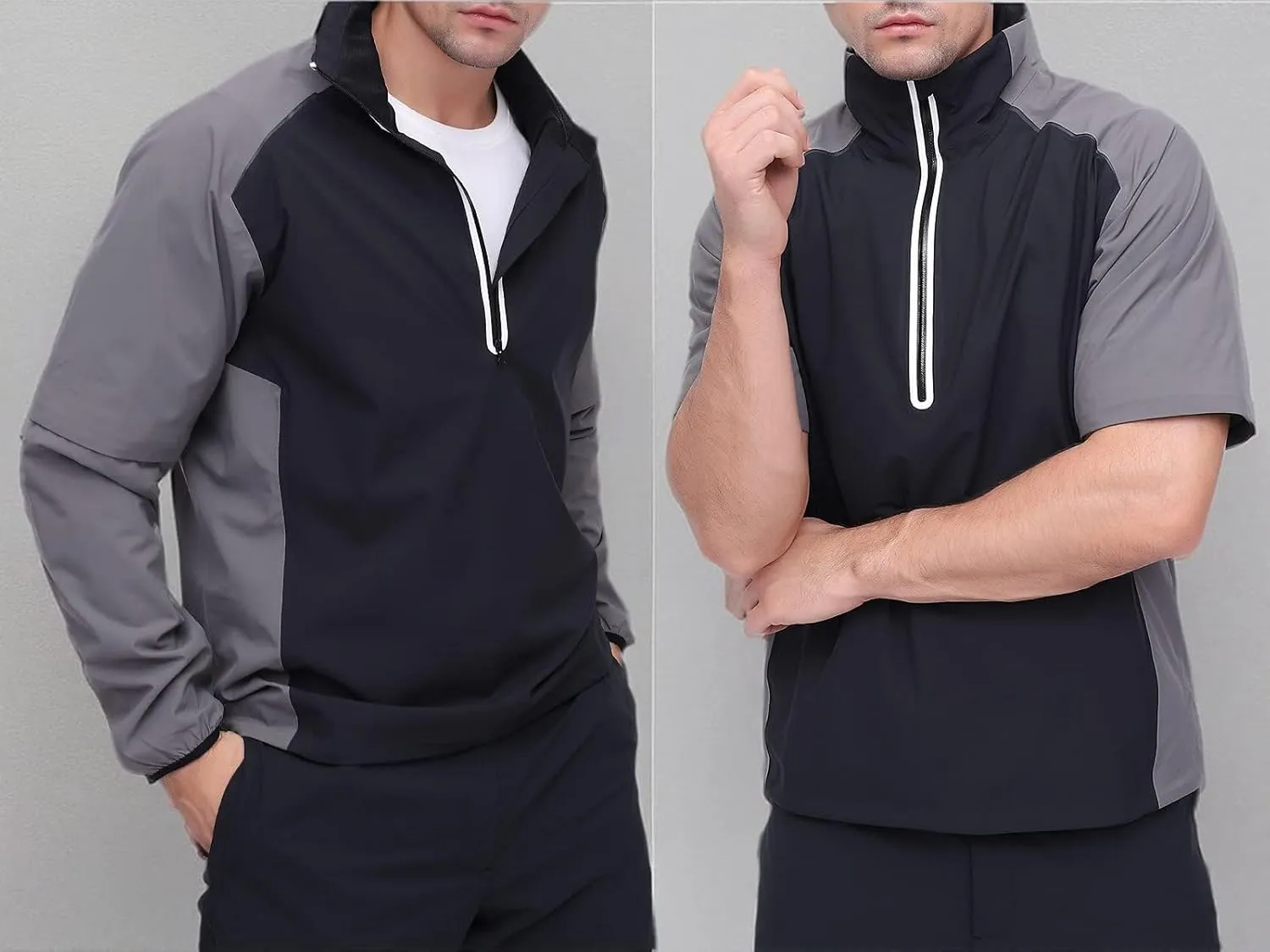fit space Waterproof Golf Rain Jacket for Men 20K Performance Lightweight Rain Jackets for All Sports