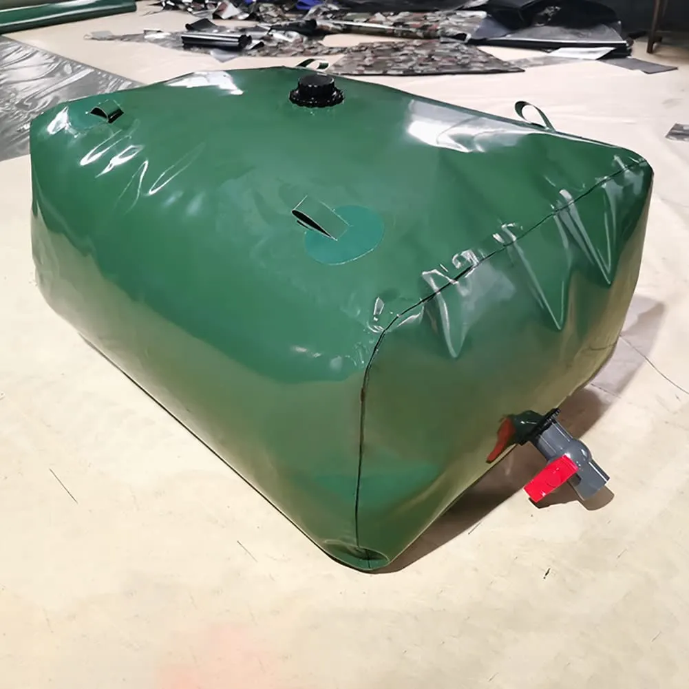Foldable Portable Water Tank - Large Capacity PVC Water Storage Bladder for Emergency and Outdoor Use(3x2x1m/6000L/1585gallon)