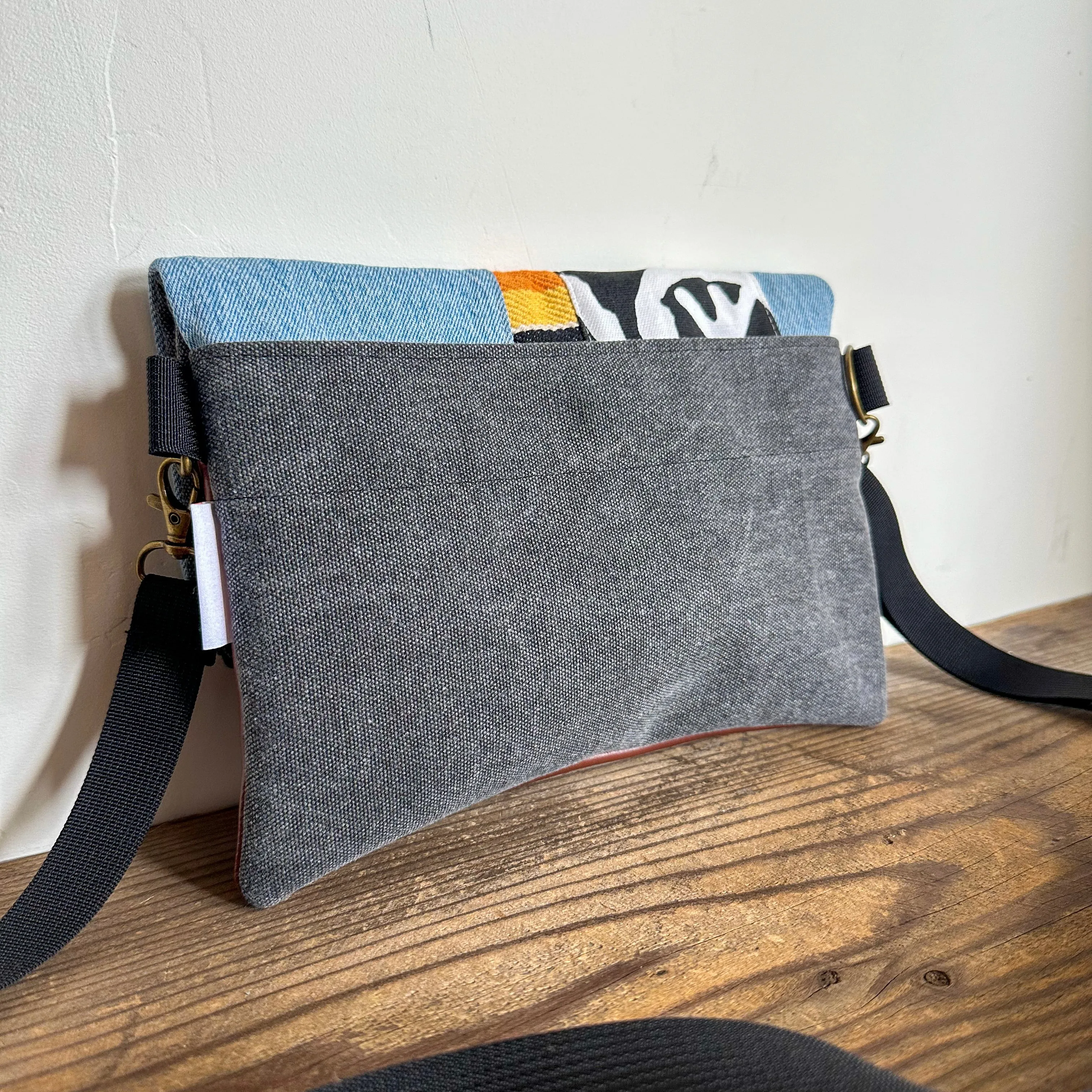 FOLDOVER CROSSBODY - Peace/Desert Horizon/Denim