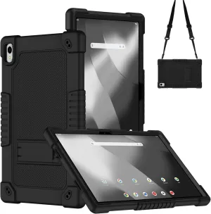 for Onn 12.1 inch Tablet Pro 100146663 Case/for Onn 12.1" Tablet Pro 2024 Kids Friendly Case with Shoulder Strap Stand for New Walmart Onn 12.1 inch Tablet Pro 2024 Model Case (Black)