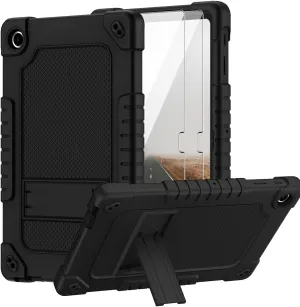 for Walmart Onn 10.4" Tablet Pro (100110603) Case,Heavy-Duty Drop-Proof Shockproof Hybrid Kids Friendly Protective Case for Onn 10.4" Tablet Pro 2023 Screen Protector (Black/Black,2 Pack)