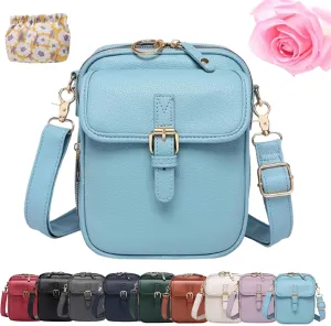 Forcipower 07 Crossbody Bag, Forcipower 07 Purse, Vintage Leather Anti Theft Shoulder Bag with 10 Card Slots