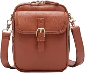 Forcipower Crossbody Bag, Collaboraten1 Crossbody Bag, Vintage Large Capacity Messenger with Anti-Theft Zipper