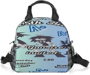 Fundamental-Paper Education Lunch Shoulder Bag Lightweight Insulated Heat Preservation Children's Lunch Bag Bento Box One Size