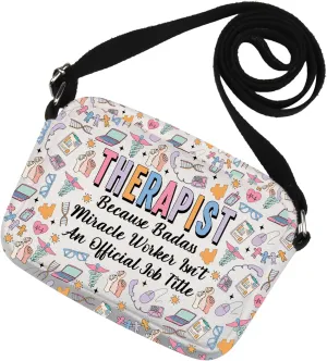 Funny Therapist Gift Psychology Crossbody Bag for Psychiatrist Therap ist Counselor Mental Health Therapis t