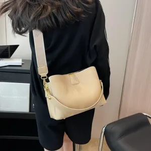 FUNSEED Tote Bag for Women, Fashion PU Leather Single Shoulder Crossbody Bucket Bag with zip