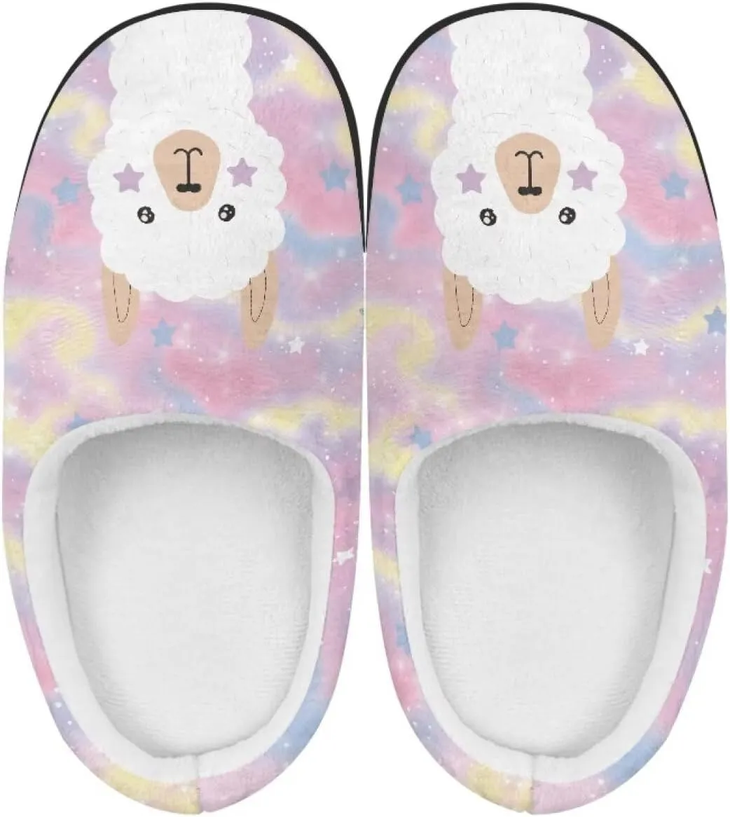 Fuzzy Slippers for Little Kids Boys Girls Cozy Warm Winter House Slippers Comfy with Non-Slip Sole SizeUS 9-15