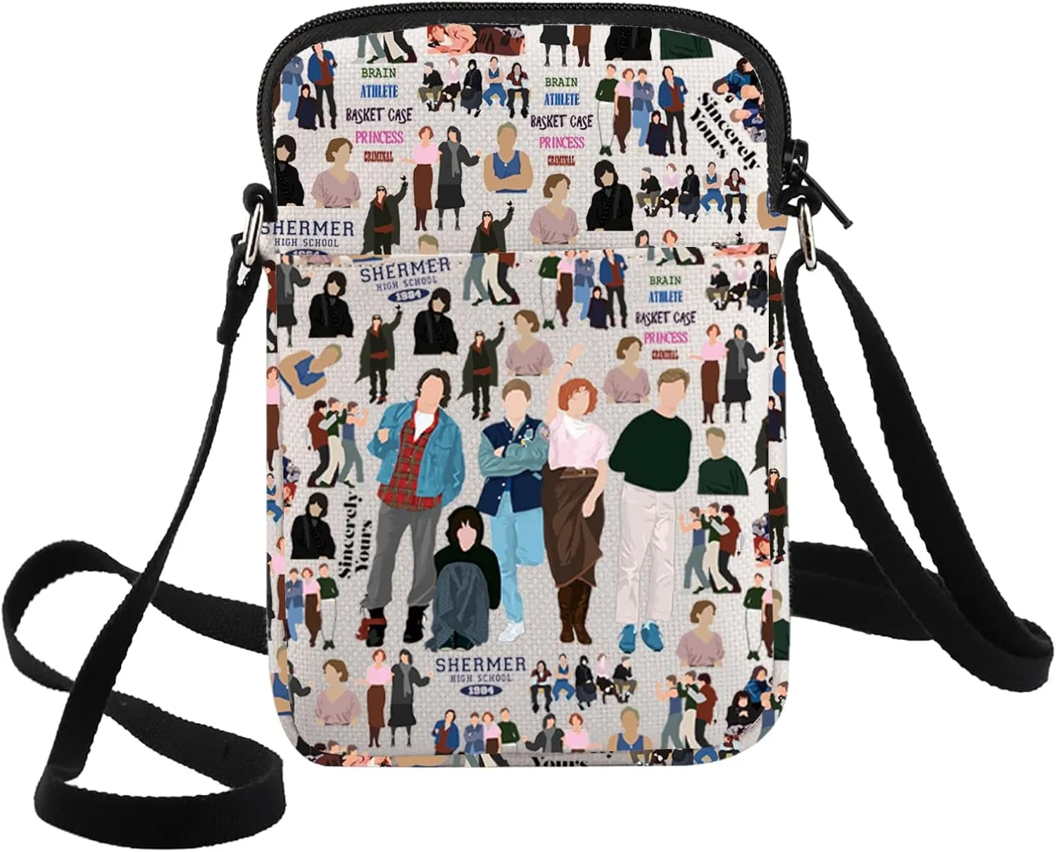 G2TUP Breakfast Movie Crossbody Bag Andrew Clark & Brian Johns Fan Gift Allison＆Claire＆Bryan Shoulder Bag Claire Merch