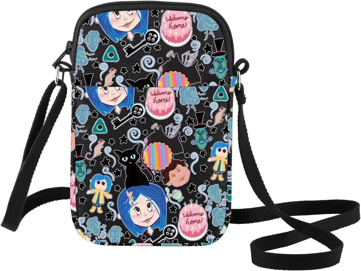 G2TUP Mr. Bobinsky Crossbody Bag The Secret Door Lover Gift Ghost Mom Adjustable Strap Bag Cartoon Movie Merch