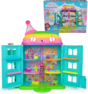 Gabby and the Magic House – Interactive Dollhouse with 1 Figurine   15 Accessories – Party Theme – Gabby and the Magic House Toy – Gabby Cat – Children's Toy Age 3 Years  