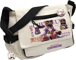 Genshin Impact Handbag Xiao Crossbody Bag Cute Single Shoulder Bag Adult 3D Print Anime Backpack Bag
