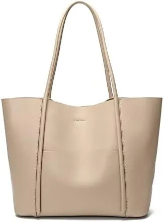 【Genuine Cowhide Leather】Tote Bag Gifts For Women Large Capacity Crossbody Zipper Work Commuter Shoulder Vintage Handbag