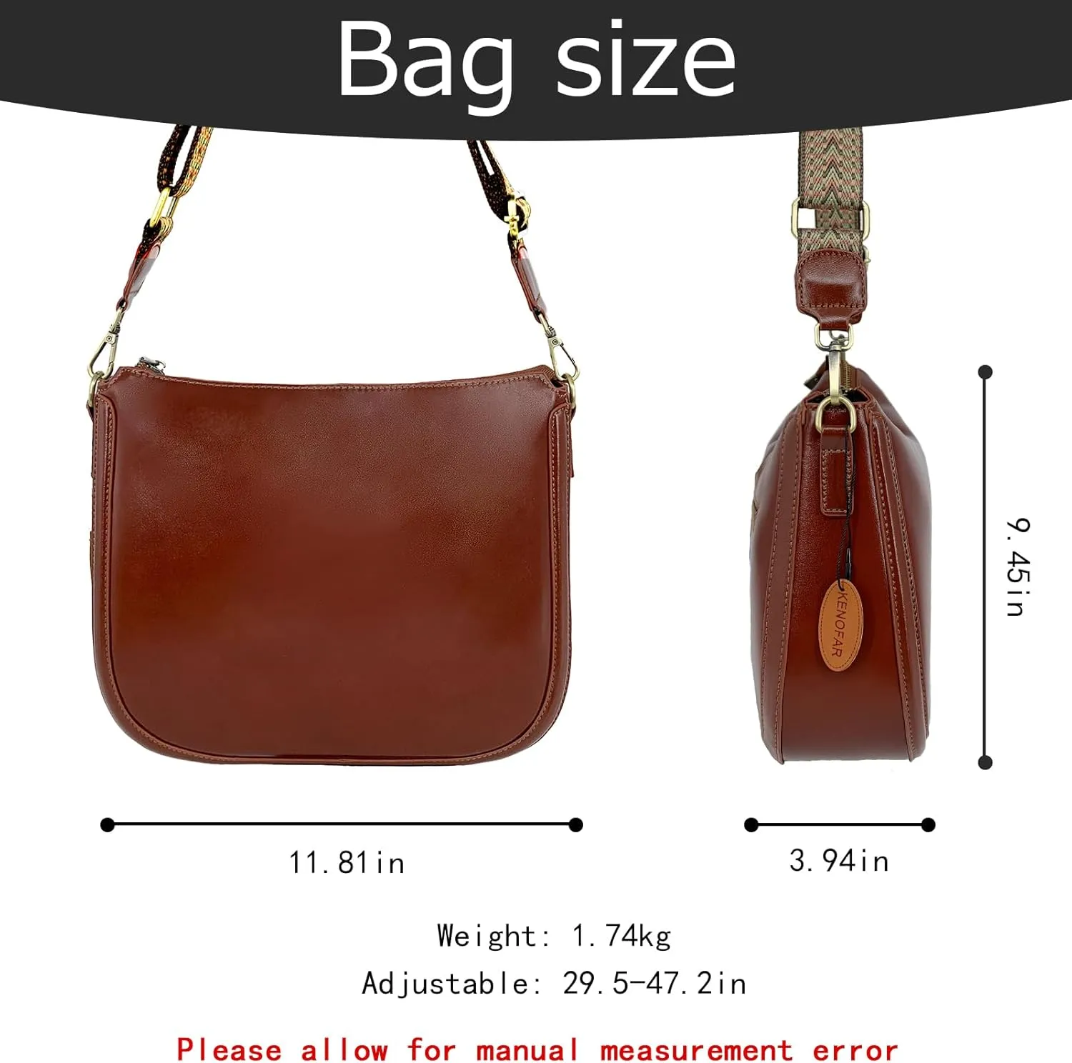 Genuine Leather Small Tote Bag for Women,Casual Leather Armpit and Spacious Crescent Bag in daily