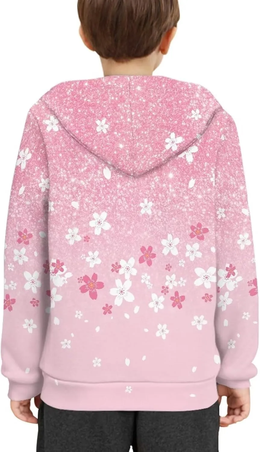 Girls Boys Hoodies Sweatshirt Trendy Fall Outfit Kids Comfy Sport Clothing Hooded Pullover 6-14 Years Old
