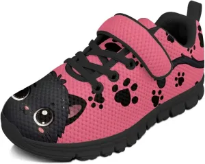 Girls Running Sports Shoes Breathable Kids Athletic Causal Shoes for Daily Wear