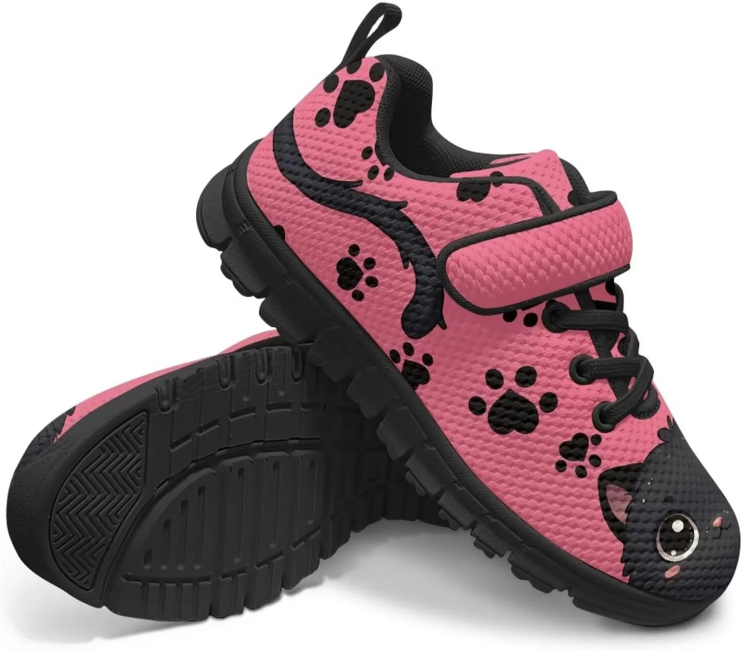 Girls Running Sports Shoes Breathable Kids Athletic Causal Shoes for Daily Wear