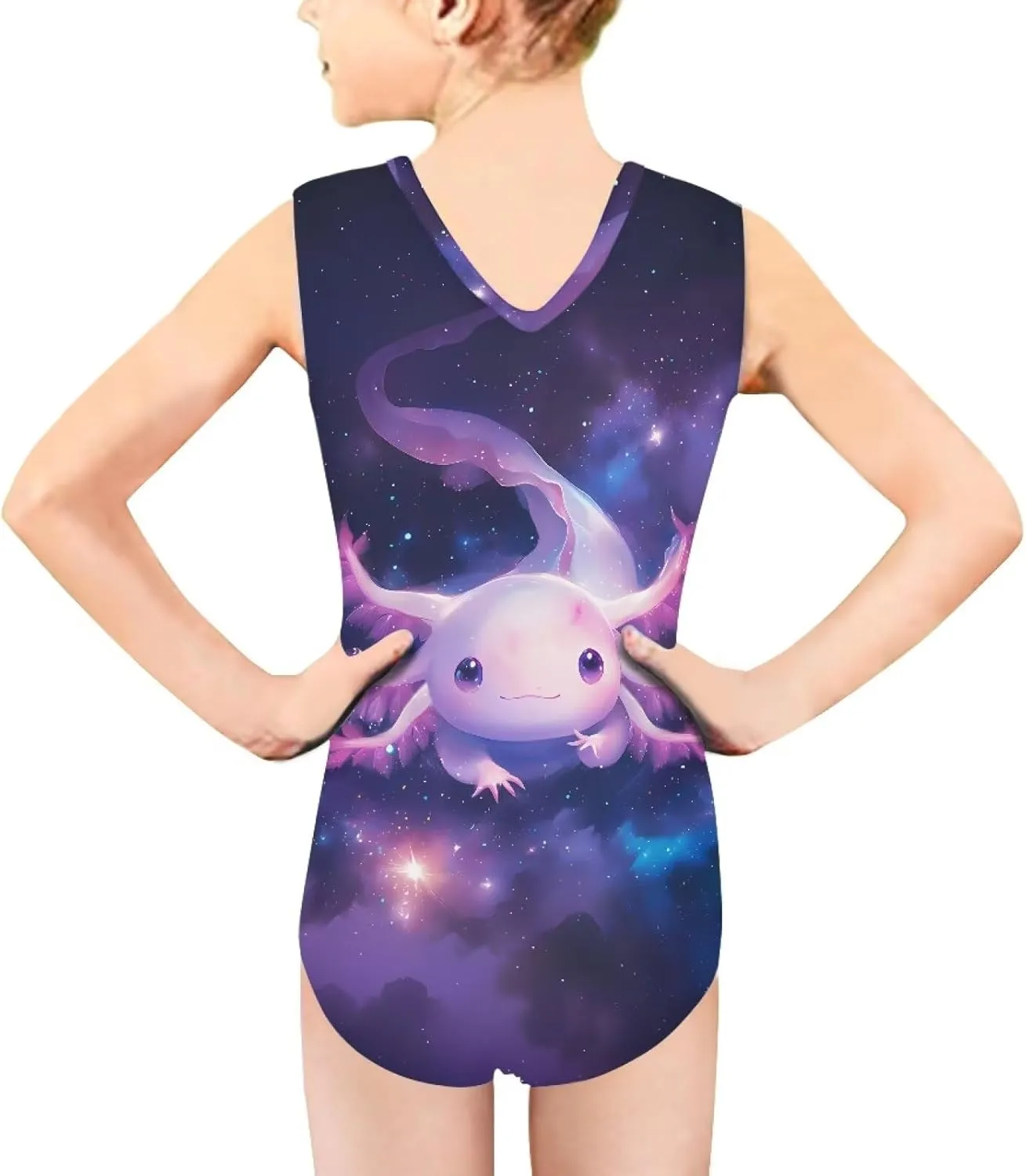 Girls Swimsuit 3-14Y One Piece Swimwear Sleeveless Girls Bathing Suit