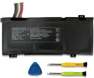 GK5CN-00-13-3S1P-0 Laptop Battery Replacement for Getac Tongfang GK6Z5CN Schenker XMG Neo 15 XNE15M19 Maingear Vector 15 Eluktronics Matrix RP-17 Series 11.4V 46.74Wh 4000mAh