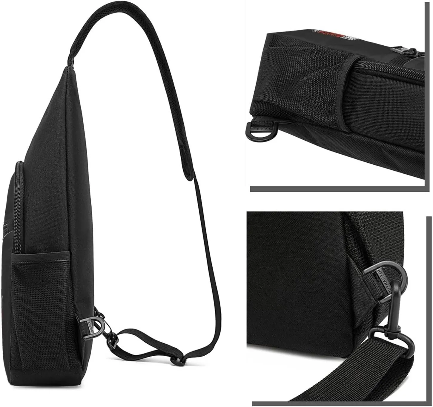 Good Morning Liberals Unisex Chest Bag Lightweight Crossbody Shoulder Bag Travel Pocket Black