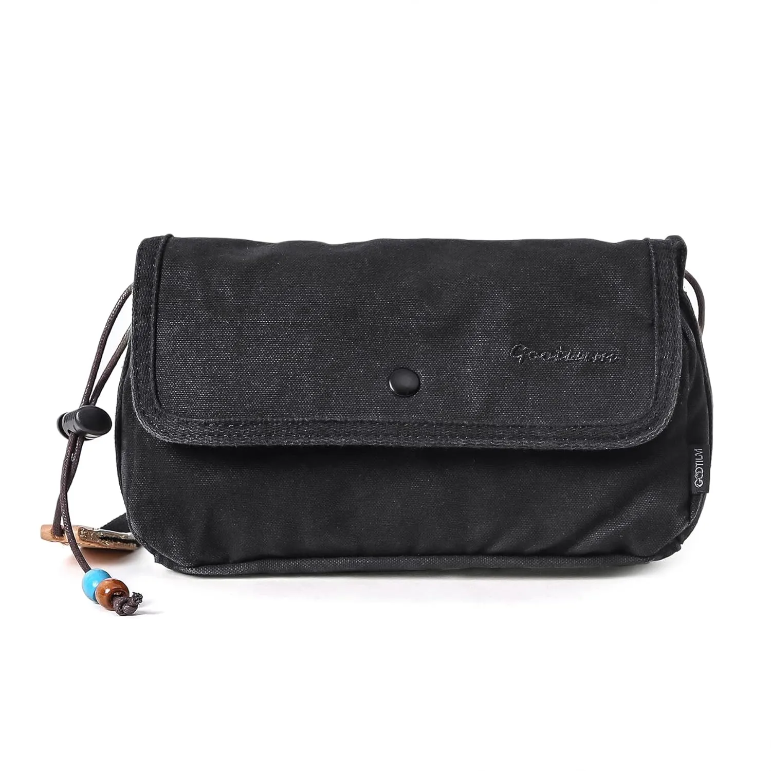 Gootium Canvas Small Crossbody Purse - Flap Shoulder Bag Daily Essentials Pouch