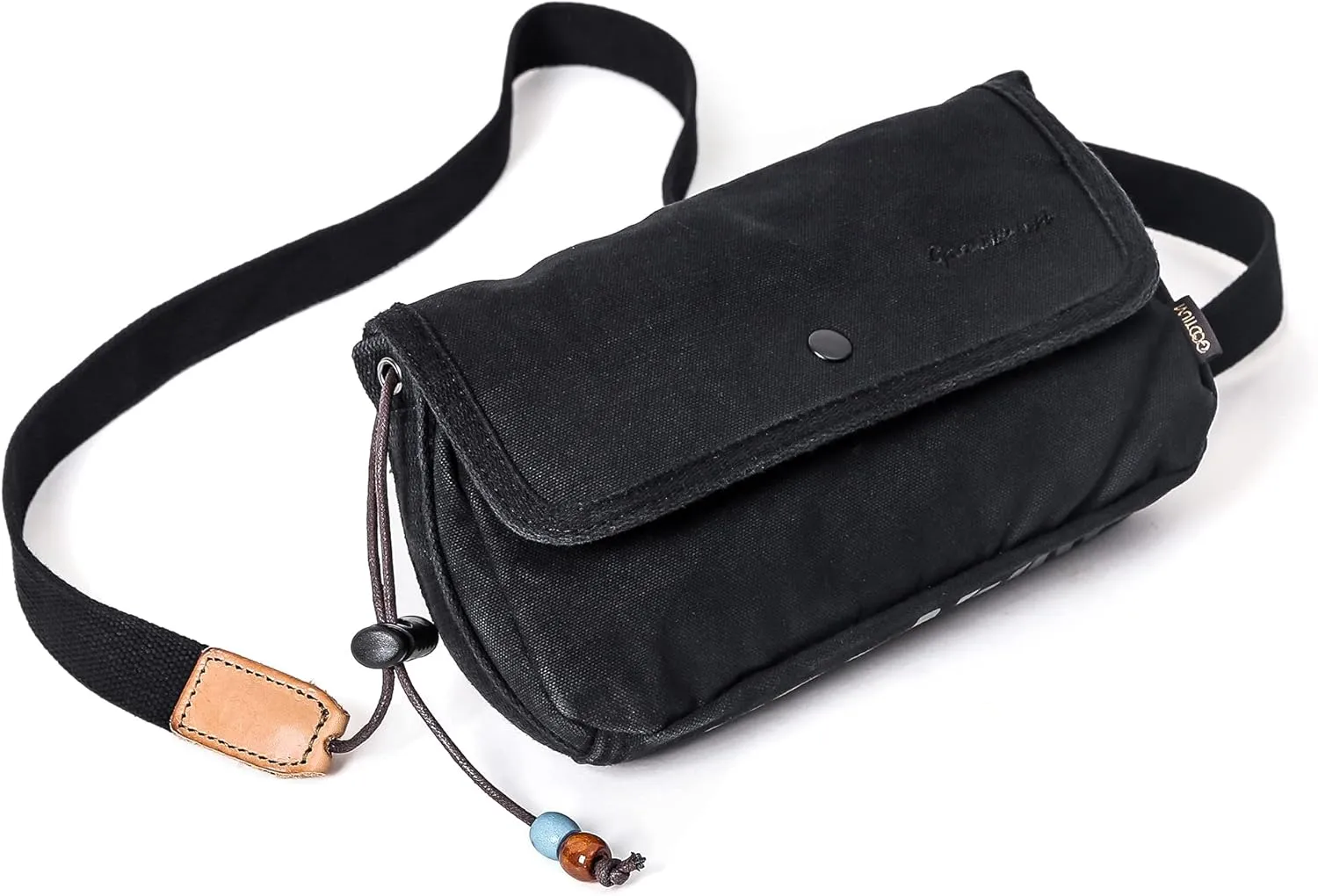 Gootium Canvas Small Crossbody Purse - Flap Shoulder Bag Daily Essentials Pouch