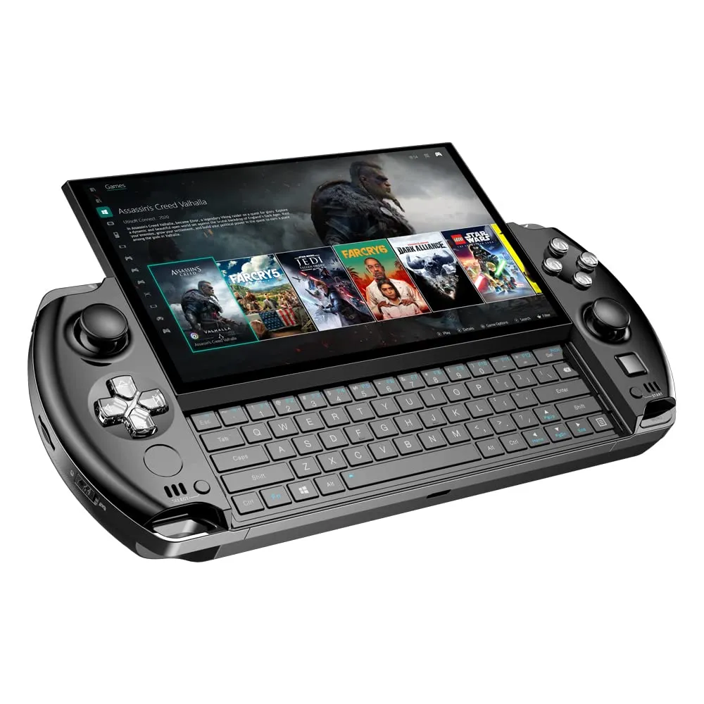 GPD Win 4 2025 [AMD AI 370-32GB 2TB] 6 Inches Mini Handheld Win 11 PC Video Game Console Gameplayer 1920X1080 Touchscreen Laptop Tablet PC Black