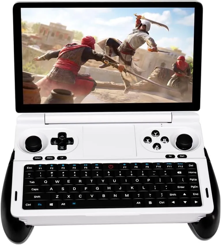 GPD Win Mini 2025 [White-AMD AI 370-32GB 2TB] 7 Inches Mini Handheld Win 11 PC Video Game Console Gameplayer 1920X1080 Touchscreen Laptop Tablet PC