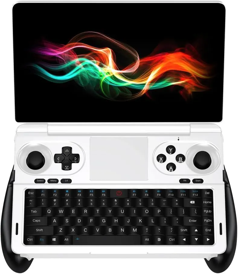 GPD Win Mini 2025 [White-AMD AI 370-32GB 2TB] 7 Inches Mini Handheld Win 11 PC Video Game Console Gameplayer 1920X1080 Touchscreen Laptop Tablet PC