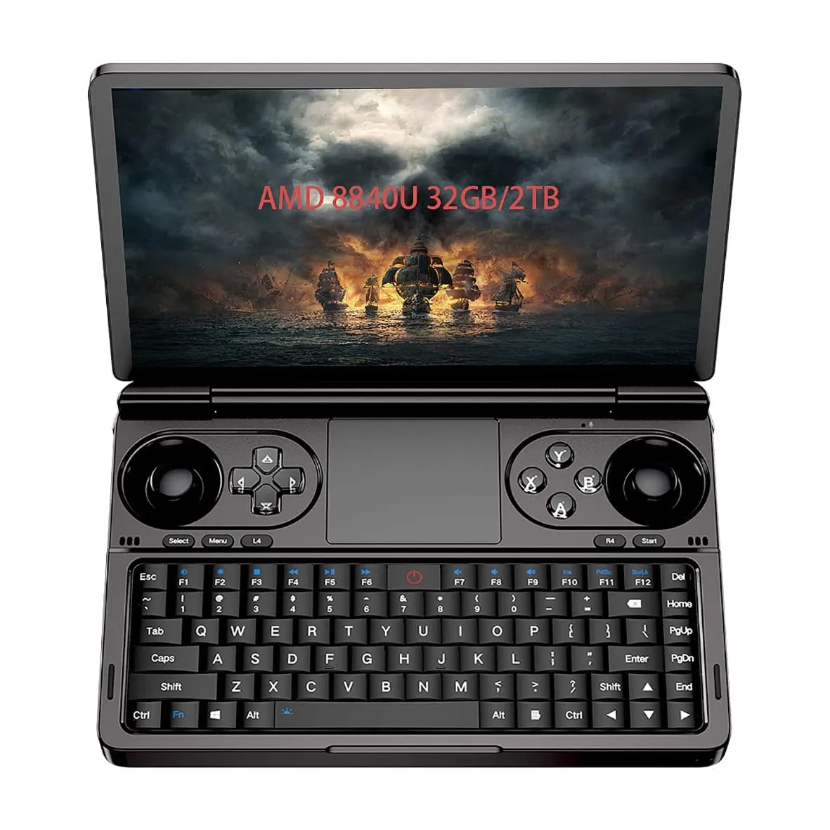 GPD WIN Mini Handheld Game Console, 7" Touchscreen Gaming PC Mini Laptop Gamepad UMPC Win11 [AMD Ryzen 7 8840U 32GB RAM/2TB M.2 NVMe SSD]