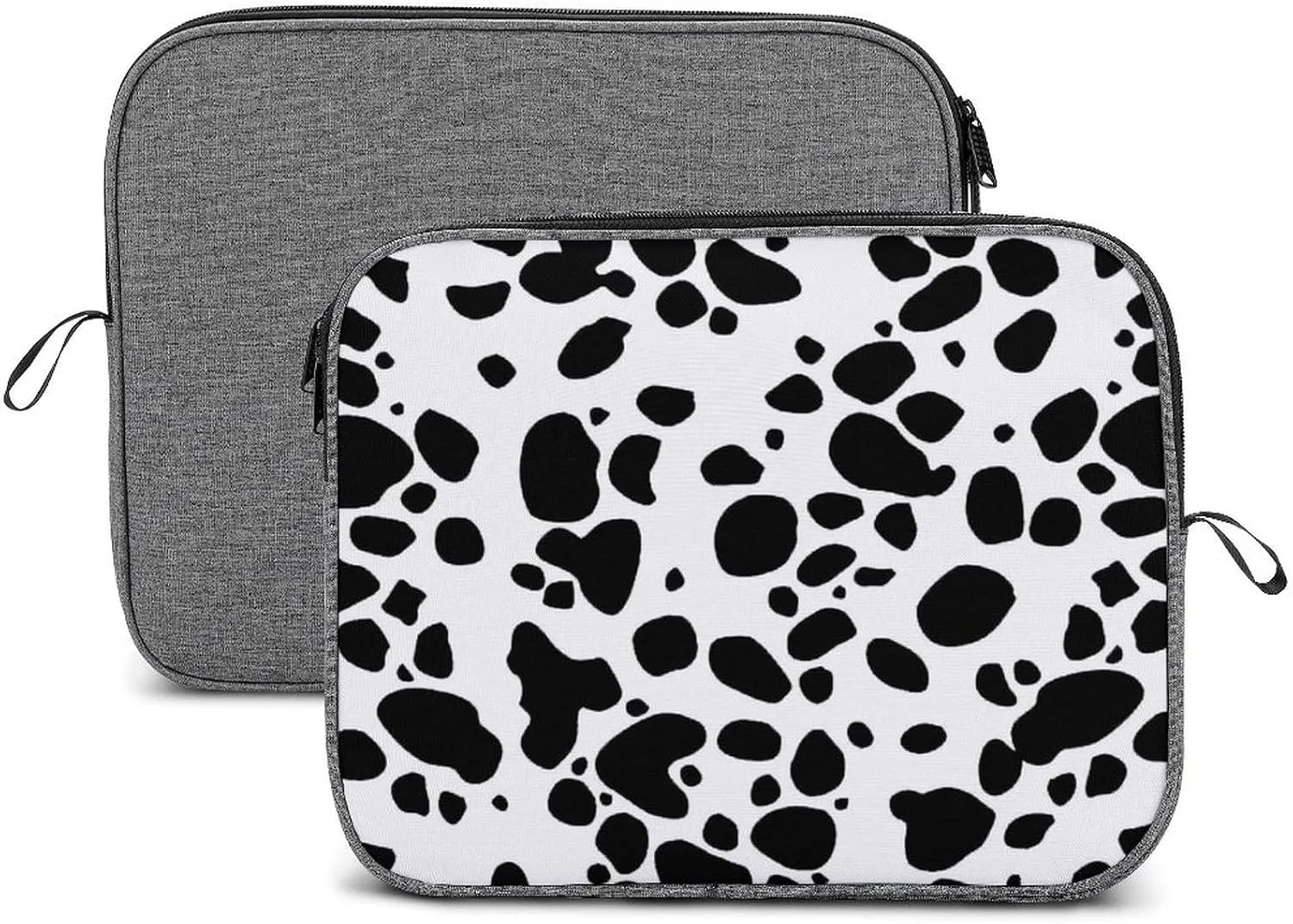 Green Boston Terrier Dogs Large Capacity Portable Laptop Case Unisex