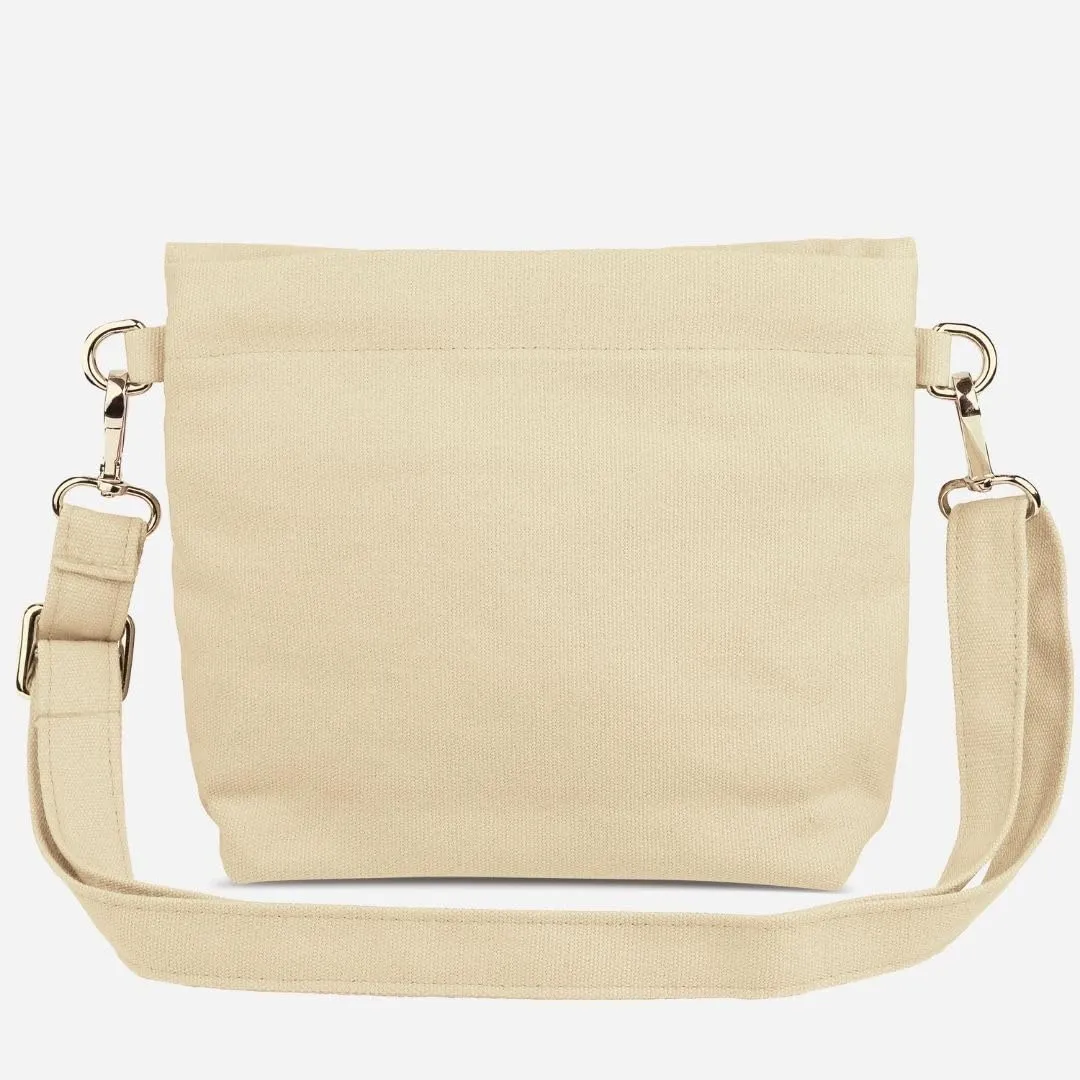 GRETJE 2-in-1 Canvas Crossbody & Bum Bag | Everyday Essentials (2.5L)