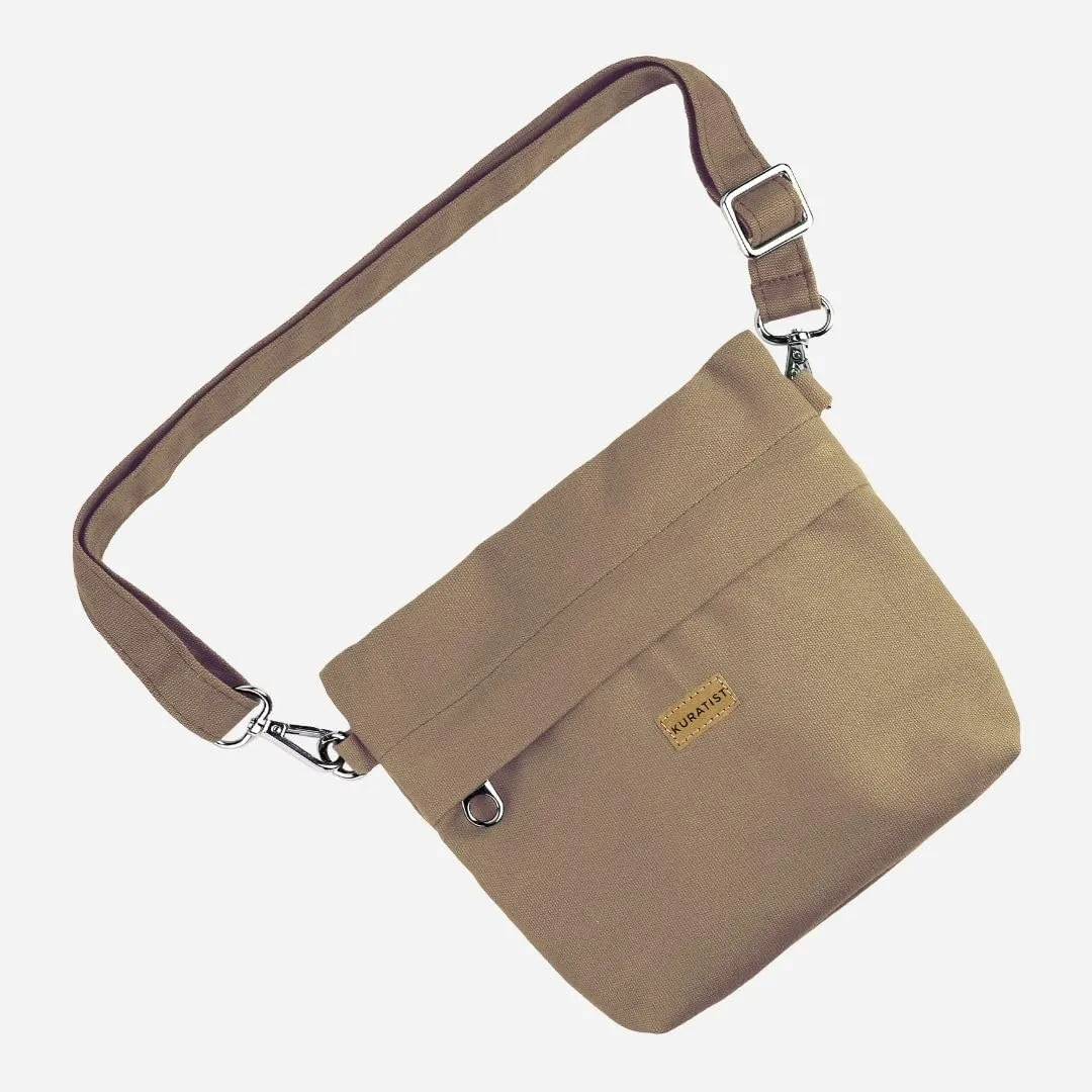 GRETJE 2-in-1 Canvas Crossbody & Bum Bag | Everyday Essentials (2.5L)