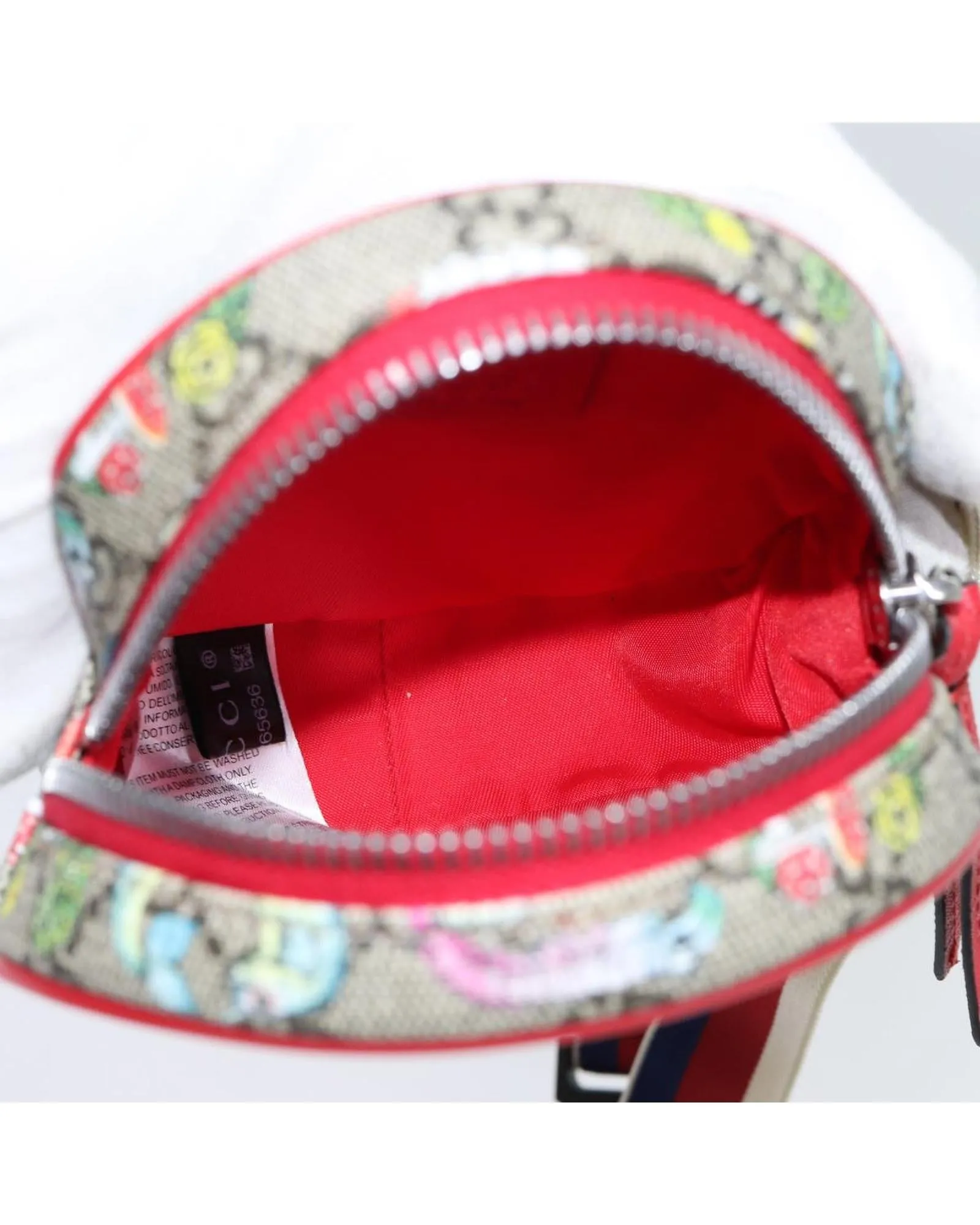Gucci Kids GG Supreme Round Pouch