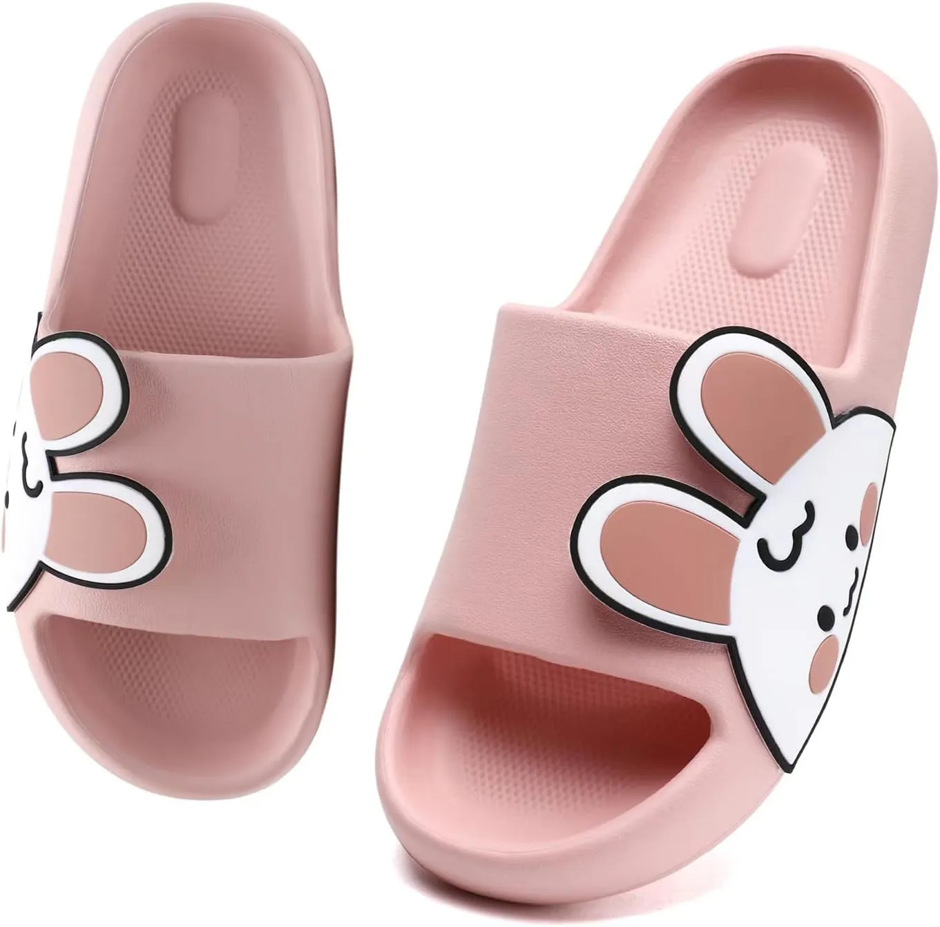 Guyarns Big Kids Cloud slides,Boys Girls Slides Non-slip Summer Beach Pool Shoes Toddler Cartoon Slides Sandals Indoor&Outdoor Garden Slippers Shower Shoes