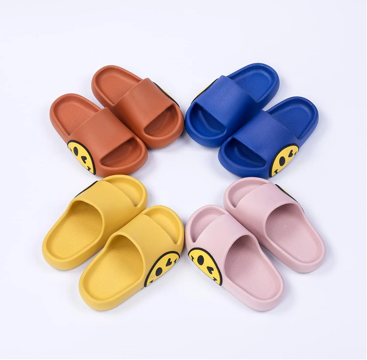 Guyarns Big Kids Cloud slides,Boys Girls Slides Non-slip Summer Beach Pool Shoes Toddler Cartoon Slides Sandals Indoor&Outdoor Garden Slippers Shower Shoes