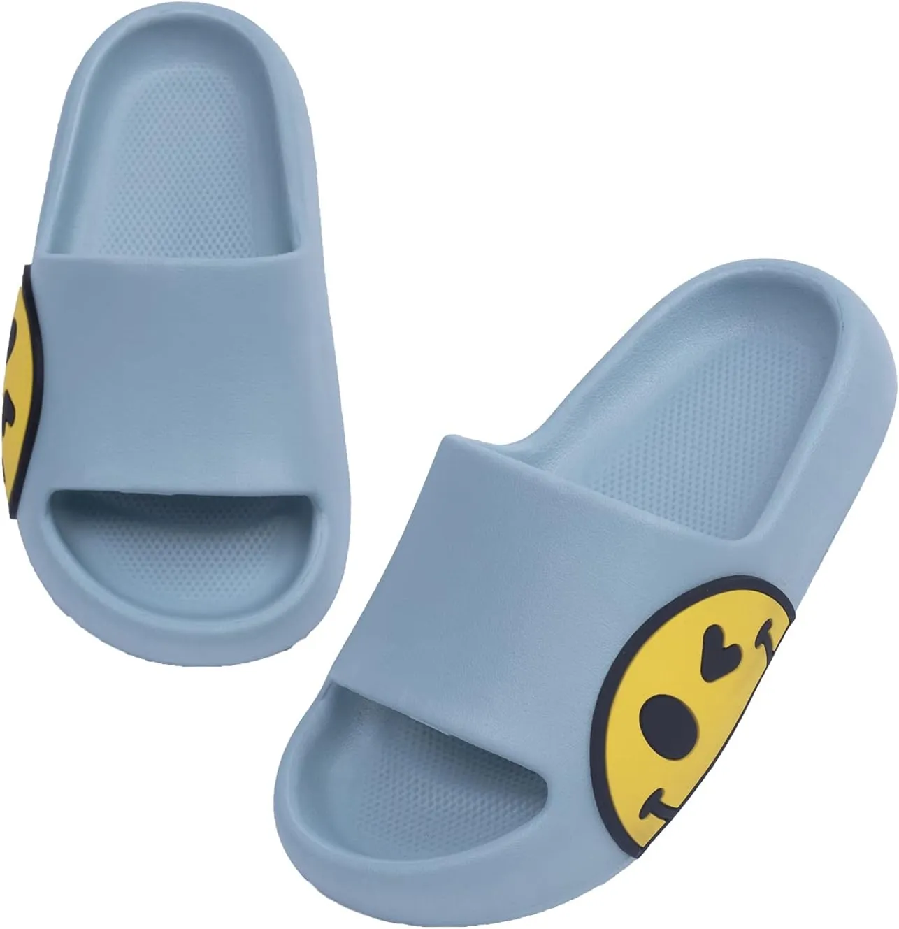 Guyarns Big Kids Cloud slides,Boys Girls Slides Non-slip Summer Beach Pool Shoes Toddler Cartoon Slides Sandals Indoor&Outdoor Garden Slippers Shower Shoes