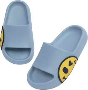 Guyarns Big Kids Cloud slides,Boys Girls Slides Non-slip Summer Beach Pool Shoes Toddler Cartoon Slides Sandals Indoor&Outdoor Garden Slippers Shower Shoes