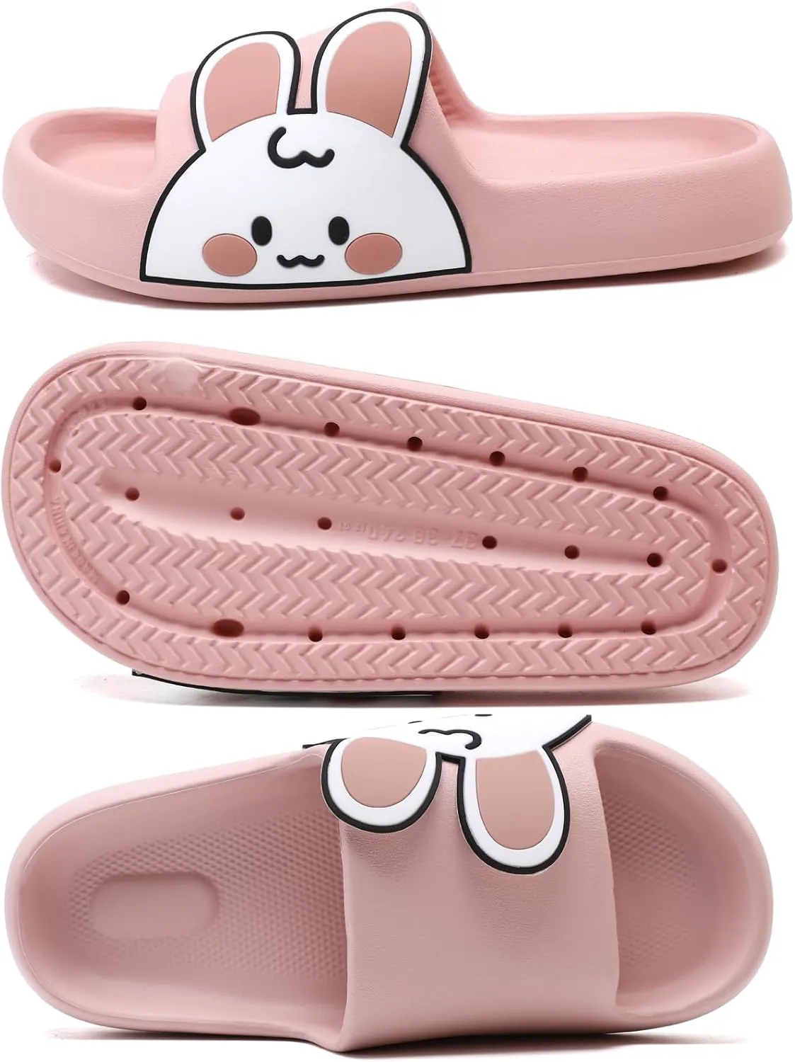 Guyarns Big Kids Cloud slides,Boys Girls Slides Non-slip Summer Beach Pool Shoes Toddler Cartoon Slides Sandals Indoor&Outdoor Garden Slippers Shower Shoes